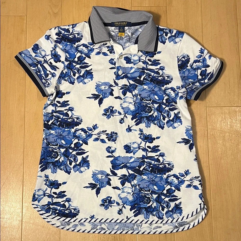 Polo Golf Ralph Lauren Floral Top size Medium - Picture 3 of 15